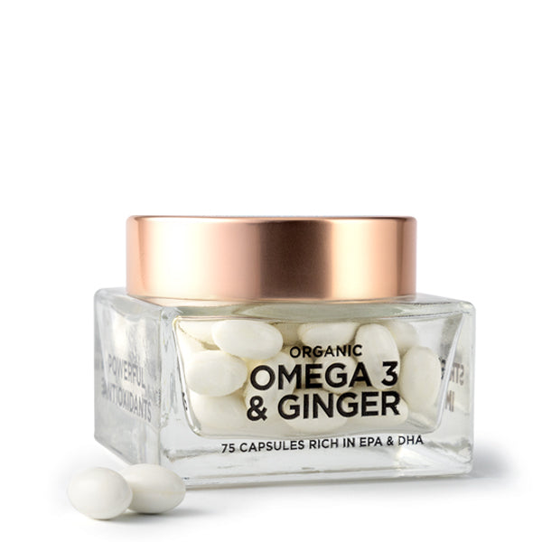 Organic Omega-3 & Ginger Capsules (75 count) - The Wakaya Group
